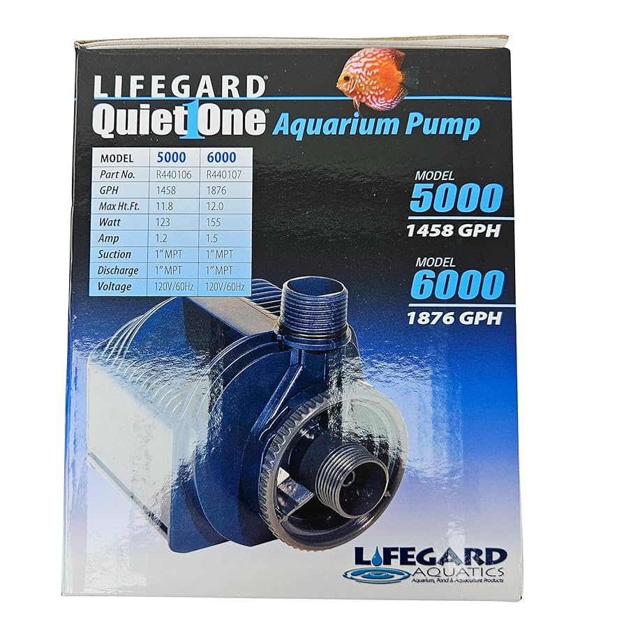 Amazon.com: Quiet One Aquarium Pump (1458 GPH) : Pet Supplies